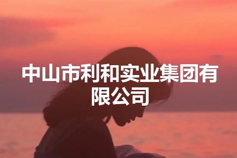 中山市利和实业集团有限公司
