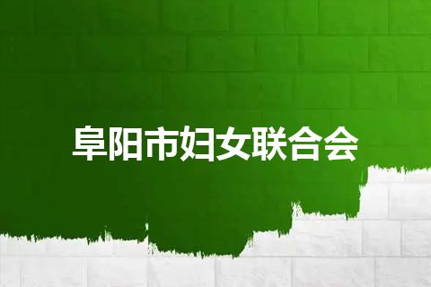 阜阳市妇女联合会