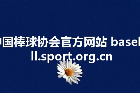 中国棒球协会官方网站 baseball.sport.org.cn
