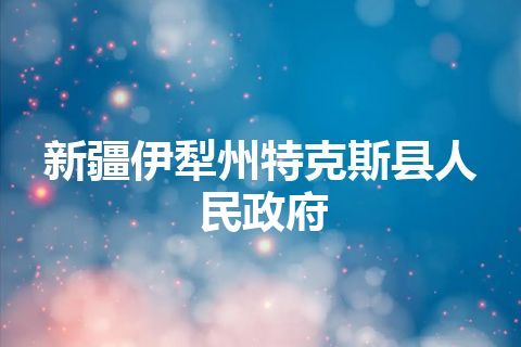 新疆伊犁州特克斯县人民政府