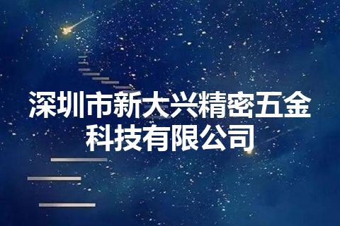 深圳市新大兴精密五金科技有限公司