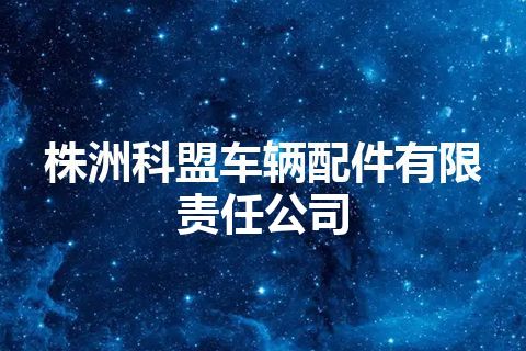 株洲科盟车辆配件有限责任公司