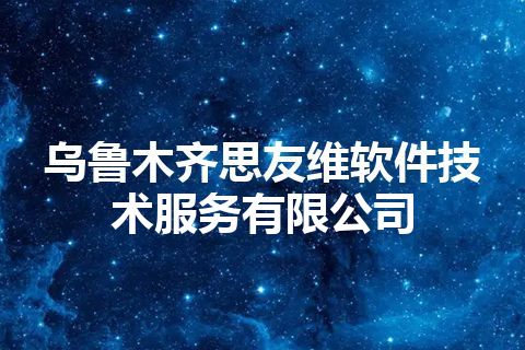 乌鲁木齐思友维软件技术服务有限公司