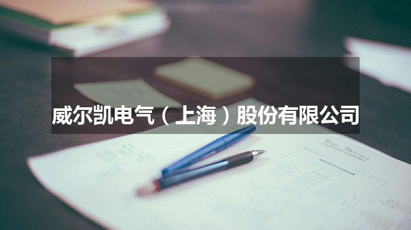 威尔凯电气（上海）股份有限公司