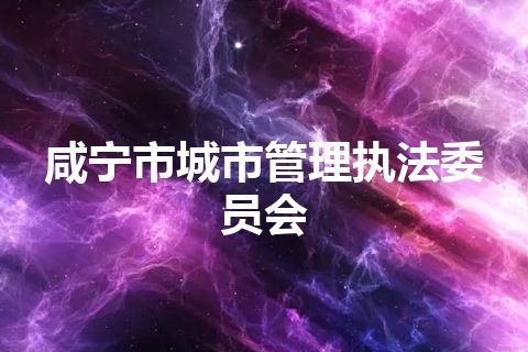 咸宁市城市管理执法委员会