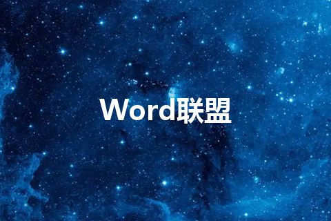 Word联盟