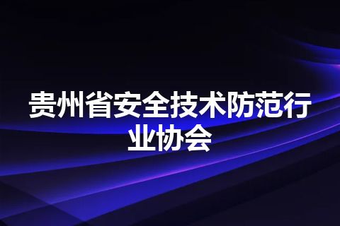贵州省安全技术防范行业协会