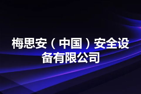 梅思安（中国）安全设备有限公司