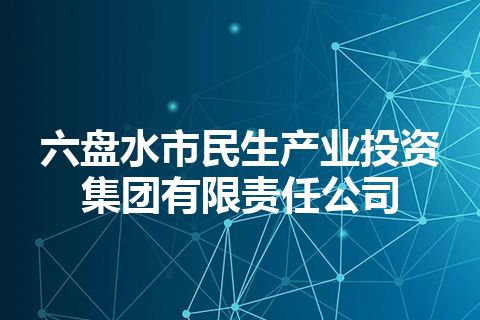 六盘水市民生产业投资集团有限责任公司