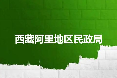 西藏阿里地区民政局