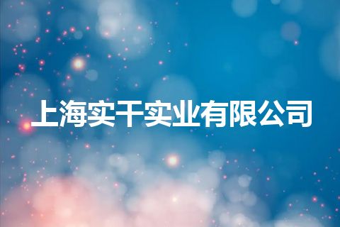 上海实干实业有限公司