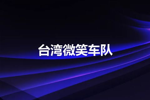 台湾微笑车队