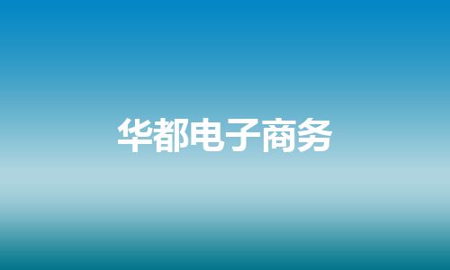 华都电子商务