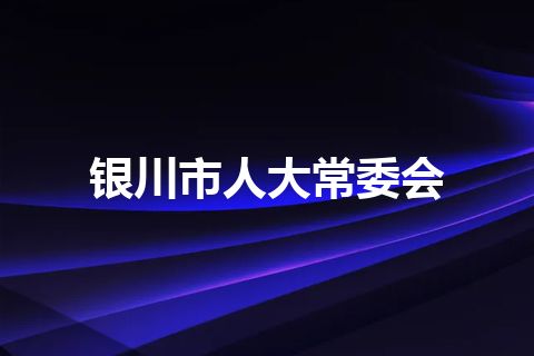 银川市人大常委会