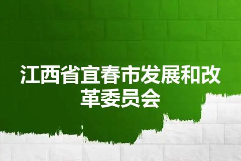 江西省宜春市发展和改革委员会
