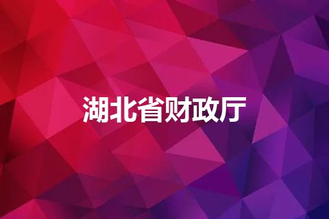 湖北省财政厅