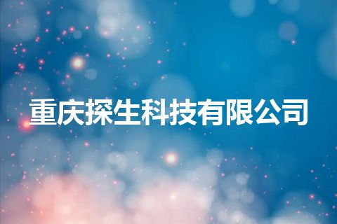 重庆探生科技有限公司