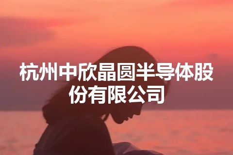 杭州中欣晶圆半导体股份有限公司