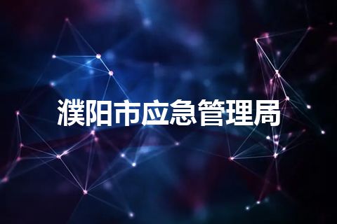 濮阳市应急管理局