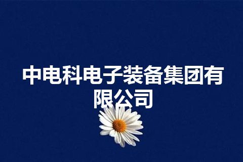 中电科电子装备集团有限公司