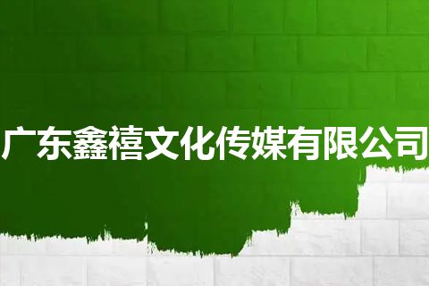 广东鑫禧文化传媒有限公司