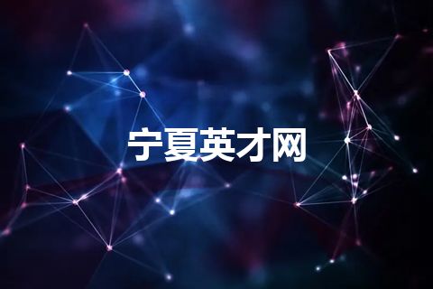 宁夏英才网