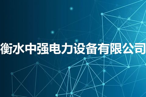 衡水中强电力设备有限公司