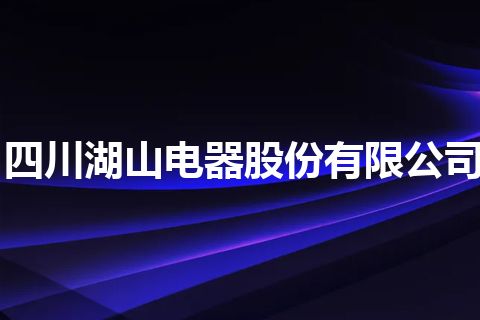 四川湖山电器股份有限公司
