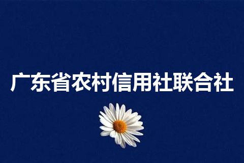 广东省农村信用社联合社