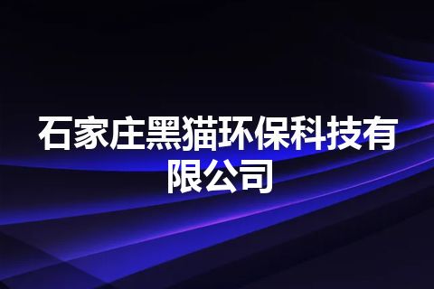 石家庄黑猫环保科技有限公司