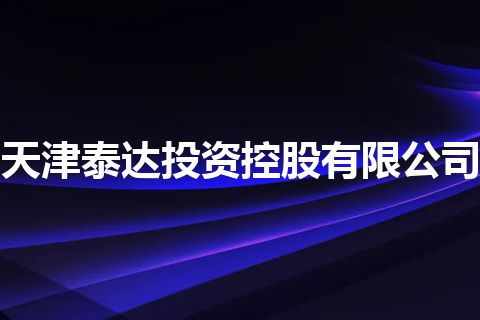 天津泰达投资控股有限公司