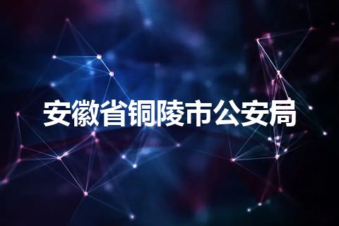 安徽省铜陵市公安局