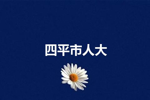四平市人大