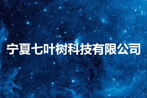 宁夏七叶树科技有限公司
