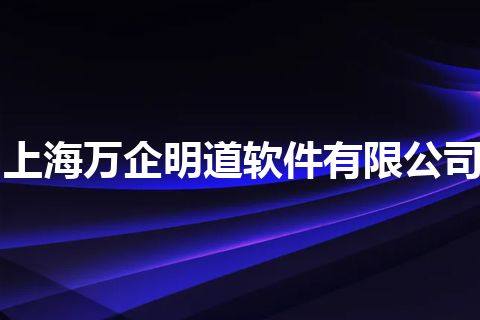 上海万企明道软件有限公司