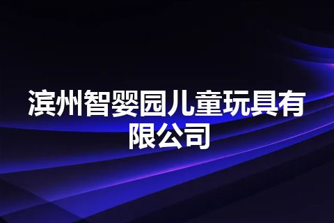 滨州智婴园儿童玩具有限公司