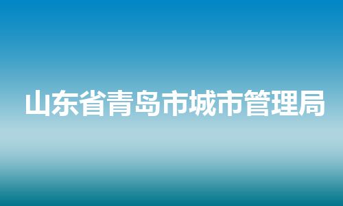 山东省青岛市城市管理局