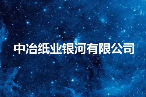 中冶纸业银河有限公司
