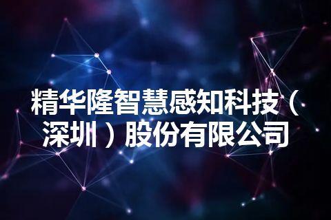 精华隆智慧感知科技（深圳）股份有限公司
