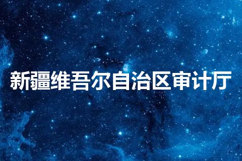 新疆维吾尔自治区审计厅