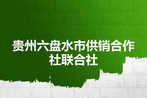 贵州六盘水市供销合作社联合社 贵州六盘水市供销合作社联合社