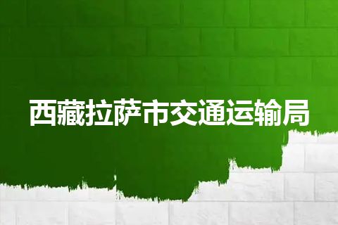 西藏拉萨市交通运输局 西藏拉萨市交通运输局