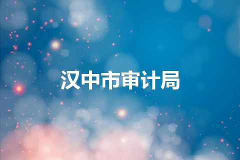汉中市审计局 汉中市审计局