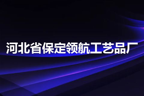 河北省保定领航工艺品厂