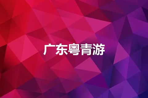 广东粤青游 广东粤青游