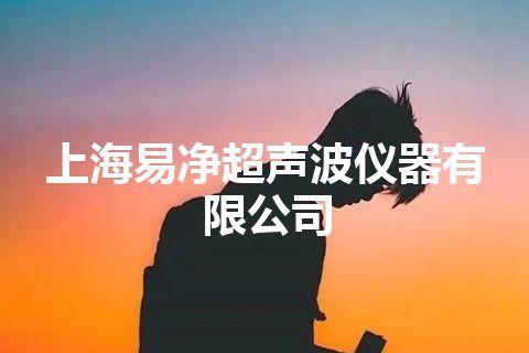 上海易净超声波仪器有限公司