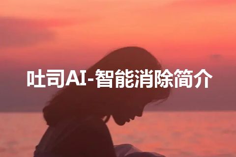 吐司AI-智能消除简介
