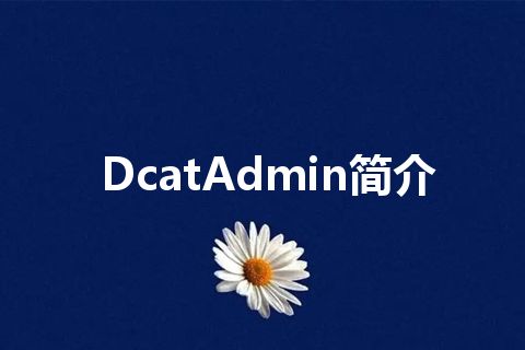 DcatAdmin简介