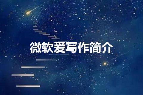 微软爱写作简介