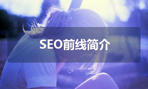 SEO前线简介 SEO前线简介